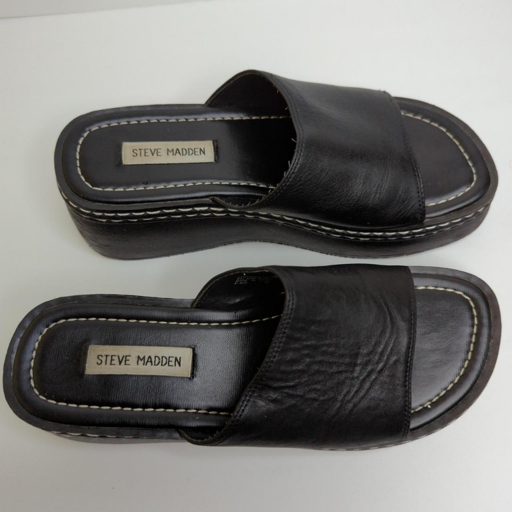 Steve Madden Black platforms - Picture 4 of 4